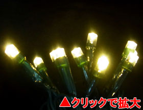 電池式LEDライト50球(タイマー付)電球色【HT50D】