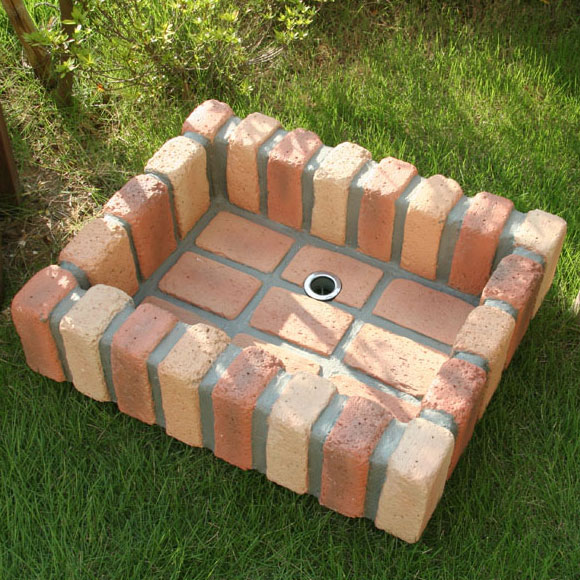 FRP水栓パン ブリック調 角型新 JJ