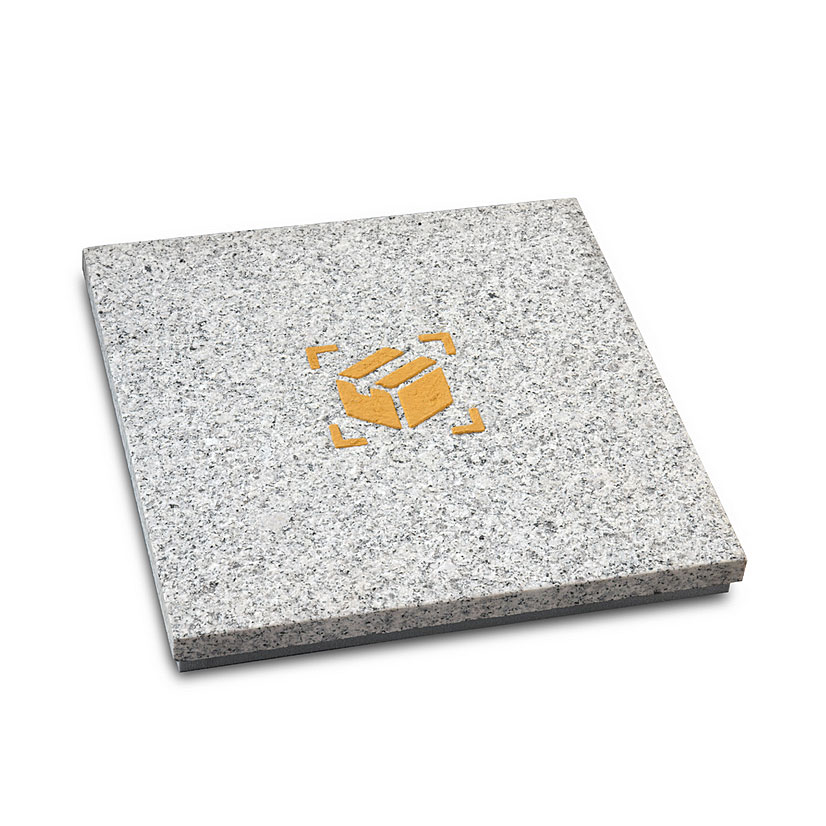 置き配プレート マットホワイト 御影石 KP-MH