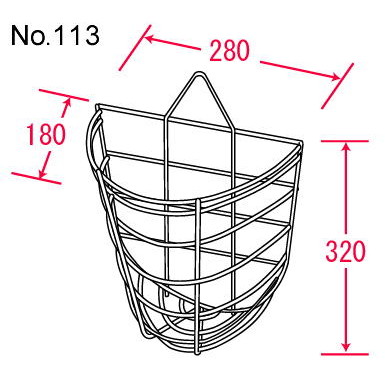 フラワーバスケット 壁掛け型 113