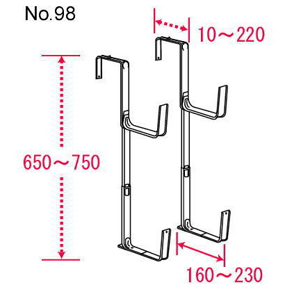 ステンプランターハンガーベン 2段型 98