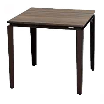 タパテーブル80×80/ラスト＋ブラウン