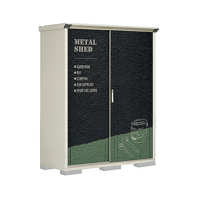 ぺインタ 小型物置 P-156AF(全面棚タイプ)