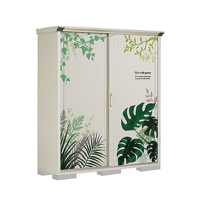 ぺインタ 小型物置 P-175AF(全面棚タイプ)