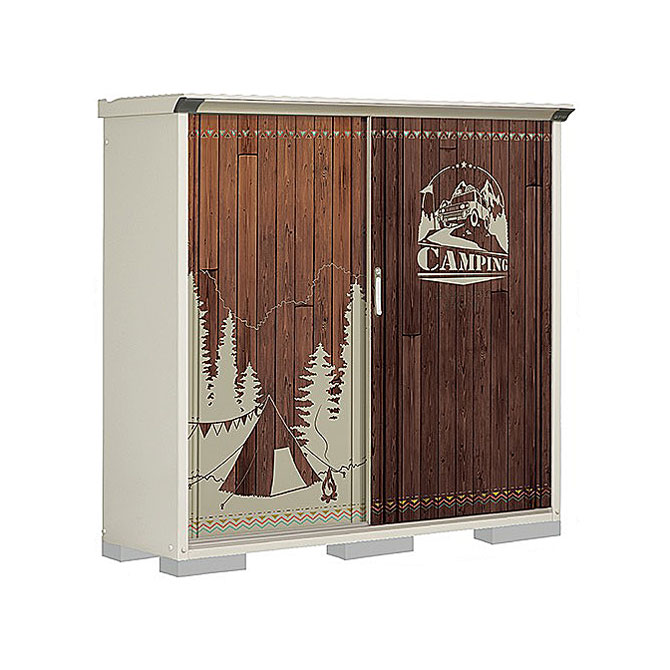 ぺインタ 小型物置 P-175BF(全面棚タイプ)